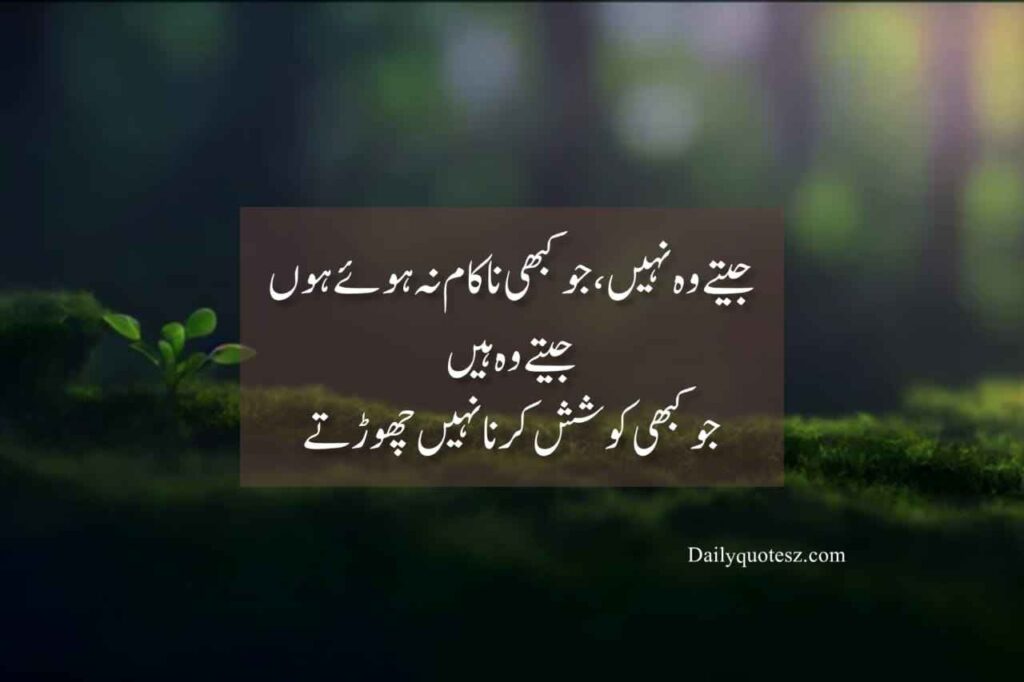 Smart Quotes about life and struggle in urdu