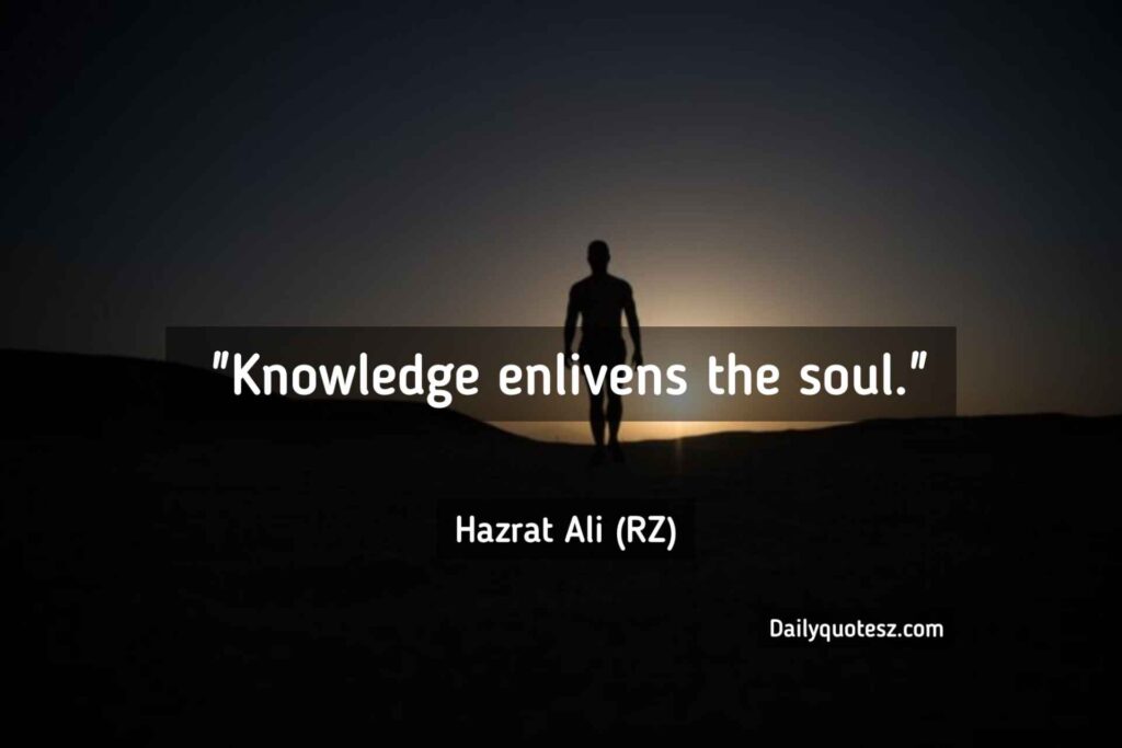 Hazrat Ali RZ quotes