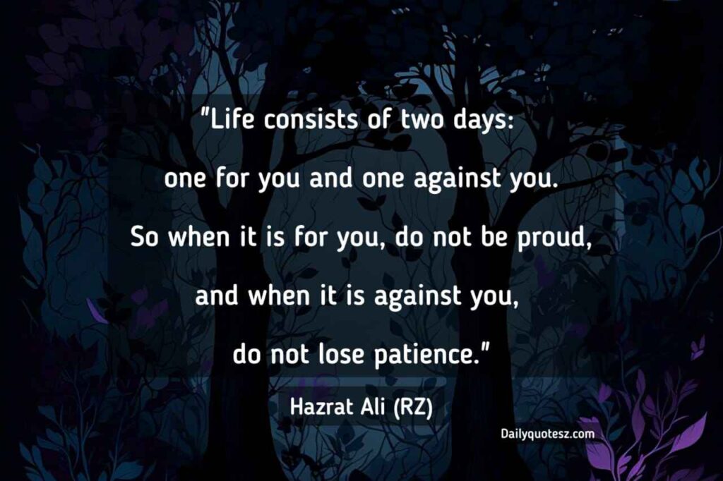 Hazrat Ali RZ quotes