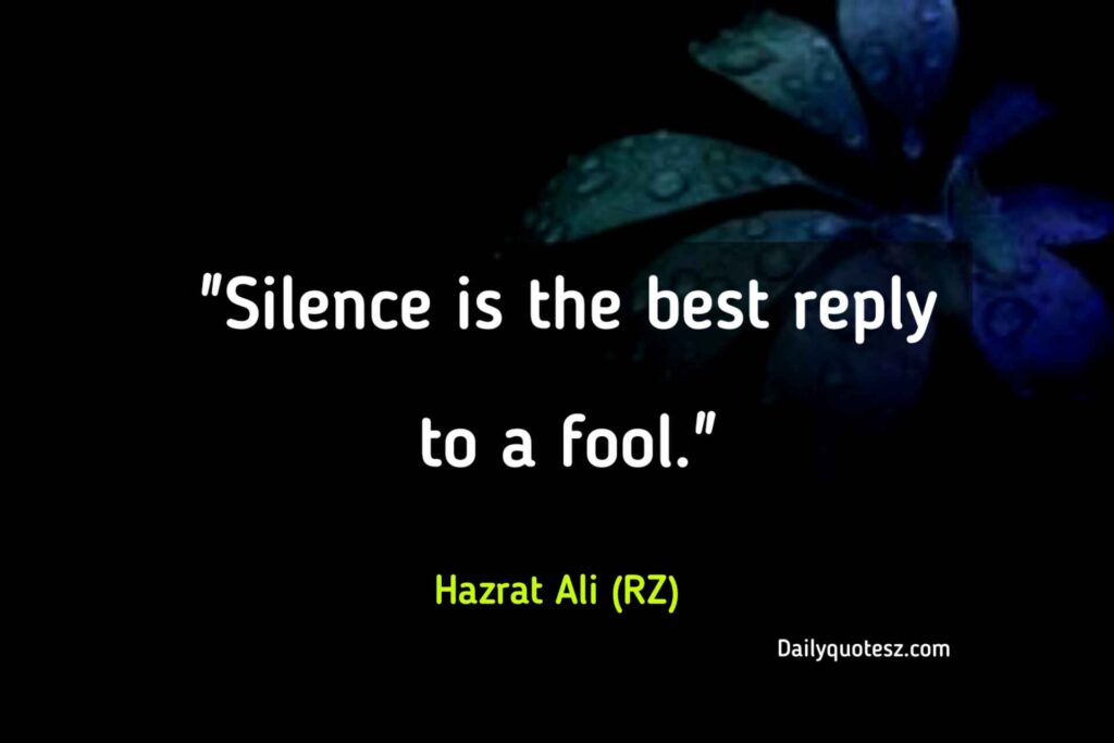 Hazrat Ali RZ quotes