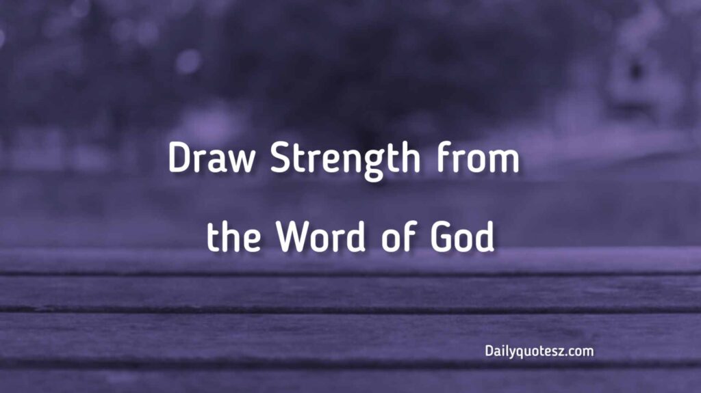 Bible verses about strength in hard times